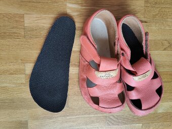 Dívčí barefoot sandalky kožené - 6