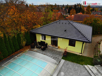 Novostavba domu 3+kk, 62 m2, bazén, garáž, pozemek 837 m2, P - 6