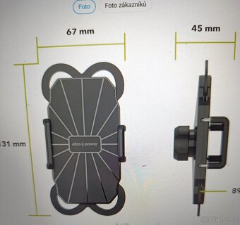 Držák na kolo AlzaPower bike Holder ACP100 Černý - 6