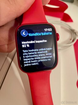 Apple Watch 8 cellular 45mm RED - 6