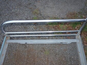 Chromovaný gauč, velmi dobrý stav - 6