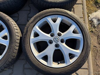 4x al kola 5x114.3 17 + pneu letní 205/50 R17 - 6