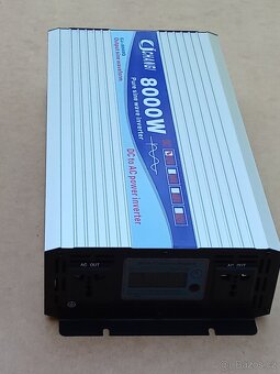 Invertor (měnič napětí) 8000W, 12Vss/230V stř., čistý sinus - 6