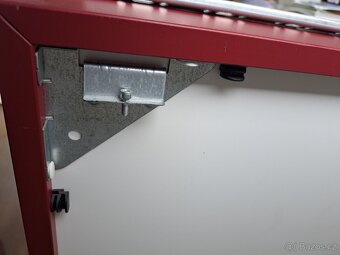 EKET Skříňka se 4 přihrádkami, červená, 70x35x70 cm - 6