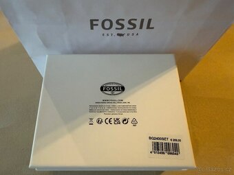 Hodinky FOSSIL Chronograf Zlaté,černý ciferník,set MEN/WOMEN - 6