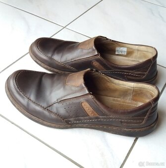 Pánské vycházkové kožené boty. Vel.45 - 6