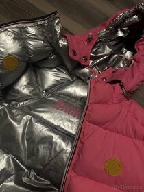 Moncler Backstage Silver & Pink Reversible Puffer Jacket - 6