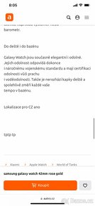 Smart Watch Samsung galaxy 42mm rose gold - 6