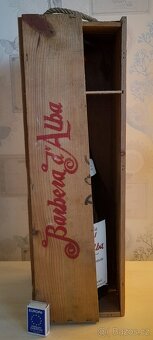 Sběratelský alkohol víno 3,78 liter BARBERA d´ALBA - 6