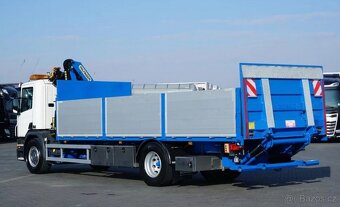 Scania P 250 - 4x2 - Valník + HR-PALFINGER PK 12002 – EURO 6 - 6