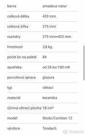 Taška větrací Tondach Stodo/Contiton 12 glazura amadeus - 6