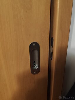 Prodám interiérové posuvné dveře na stěnu - komplet - 6