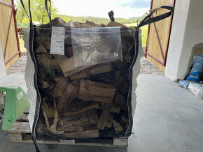 Suché palivové dřevo měkké, tvrdé olše jasan akát - 6