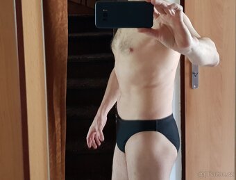 Pánské plavky na šňůrku bez loga vel XL  / ORLOVÁ - 6