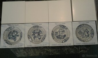 Závěsné vánoční výroční talíře 2001, 2002, 2003, 2004 - 6