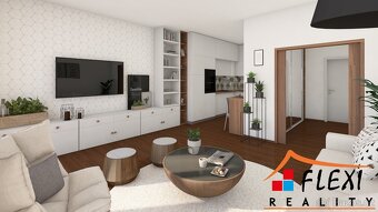 Pronájem bytu 2+kk  s balkónem, 59 m2 a parkovacím stáním v  - 6