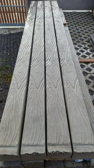 Betonový plot, desky, sloupy - 6