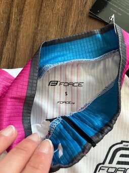Cyklodres cyklistický dres na kolo Force Lux - 6