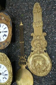 Comtoisse starožitné francouzské hodiny bití kyvadlo stroj - 6