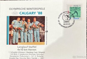 Sada obálek s témetikou OH Calgary 1988 - 6