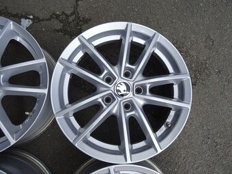 Alu disky na Škoda, 16", 5x112, ET 45, šířka 6,5J - 6