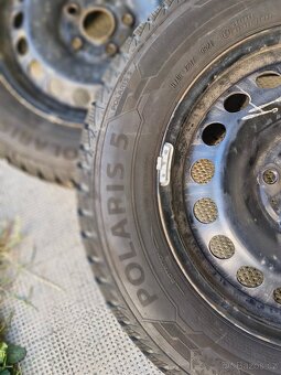 Zimní 195/65 R15, Barum Polaris 5 + disky - 6