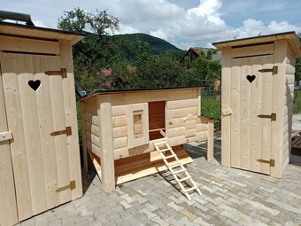 Kurín kurník Latrina suché wc psie búdy - 6