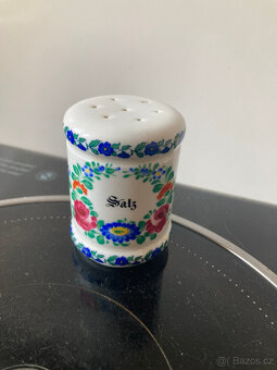 staré retro kořenky + dozy na potraviny+solnička - 6