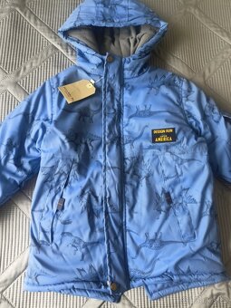 Nová dětská zimní bunda parka, vel.128 - 6