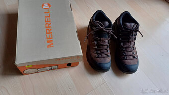 Pánské kožené trekové boty Merrell goretex vel. 43 - 6