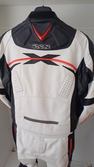 Kožená kombinéza iXS Camaro + přilba Ls2 Advant X - 6