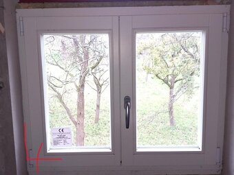 DŘEVĚNÁ EUROOKNA S IZOLAČNÍM DVOJSKLEM, STÁŘÍ 5 LET - 6