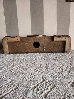 Dřevěné krbové hodiny - 6