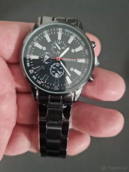 Nové hodinky + dárek kožený náramek č. 121 - 6