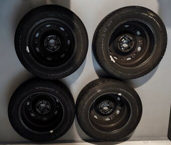 Sada 4 kol na Škodu/VW R14, Letní pneu 185/60,disk 6Jx14ET43 - 6