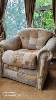 Sedací souprava ( rohová sedačka+ 2 křesla) - 6