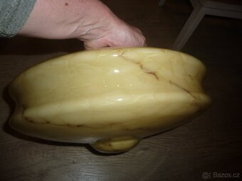 Starožitný lustr - sklo - 6