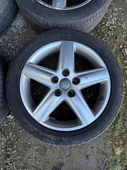 SADA ALU KOL 5x112 R17 ET45, LETNÍ PNEU BARUM - 6