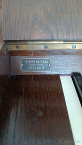 Prodám piano zn. Fibich z r. 1965 - 6