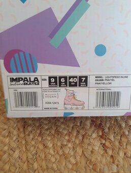 Kolečkové brusle Impala růžové - 6