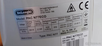 Mobilní klimatizace De'Longhi PAC N77 ECO - 6