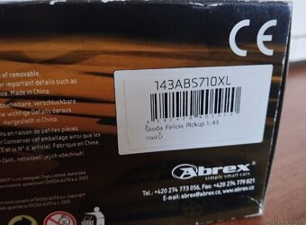 Škoda Felicia Pickup Hasiči 1:43 Abrex - 6