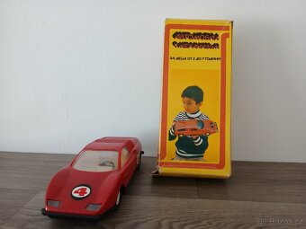 Auto retro setrvačníkové 28cm asi Bulharsko - 6