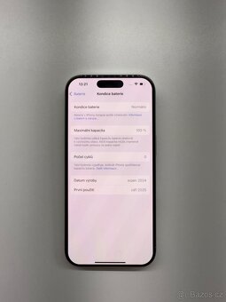 Prodám iPhone 16 Pro Bílý Titan (256GB) Nový - 6