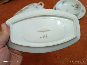 Karlovarský porcelán Epiag polévková mísa omáčník - 6