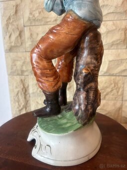 Porcelánová italská soška Capodimonte,značená 37cm - 6