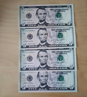 5 USD - stav UNC - rok 2017 - 6