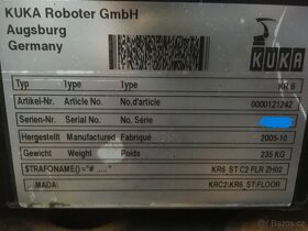 Robot KUKA KR6 a KR16 plus KRC2 2 ks, cena za kus - 6