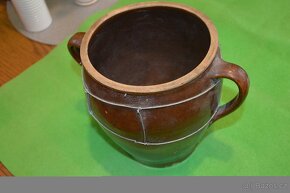 Starožitná kameninová doza - 6