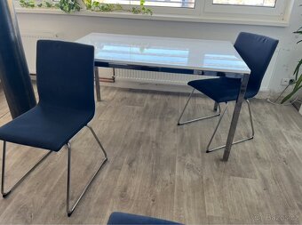 4x židle+ stůl jídelní - 6